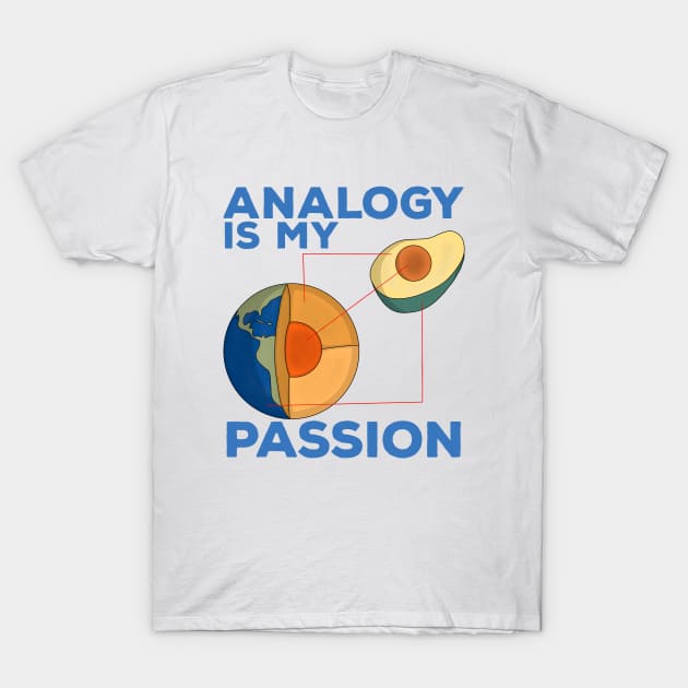 Analogy Is My Passion T-Shirt by DiegoCarvalho